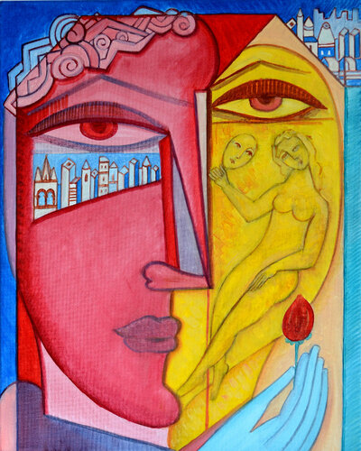 Evening Toilet van Van Hovak, Schilderij te koop op Singulart
