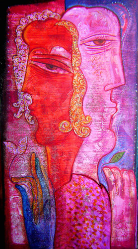 Lovers by Van Hovak, Painting for Sale on Singulart
