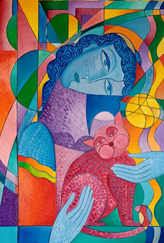 Lovely Touch van Van Hovak, Schilderij te koop op Singulart