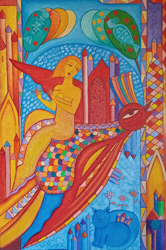 Whimsical Tale van Van Hovak, Schilderij te koop op Singulart