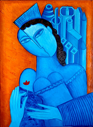 Princess Play van Van Hovak, Schilderij te koop op Singulart