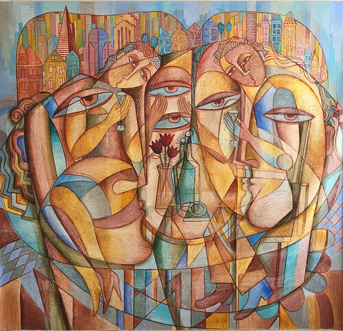 Evening in San Francisco de Van Hovak, Pintura a la venta en Singulart