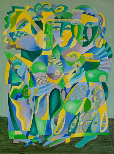 Girlfriends by Van Hovak, Print for Sale on Singulart