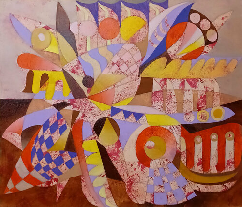 Long Journey van Van Hovak, Schilderij te koop op Singulart
