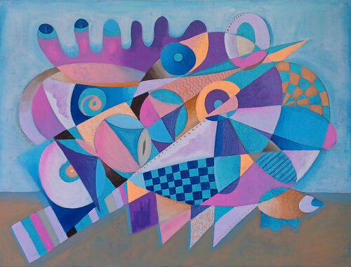 Circus van Van Hovak, Schilderij te koop op Singulart