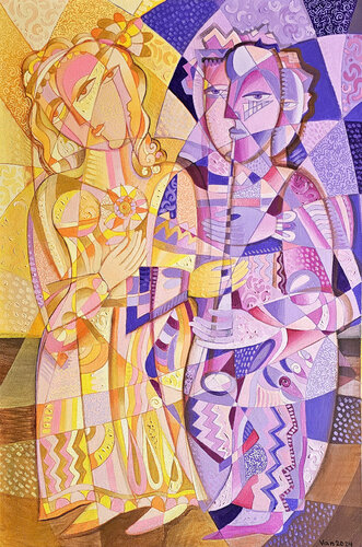 The Muse and the Musician de Van Hovak, Pintura a la venta en Singulart