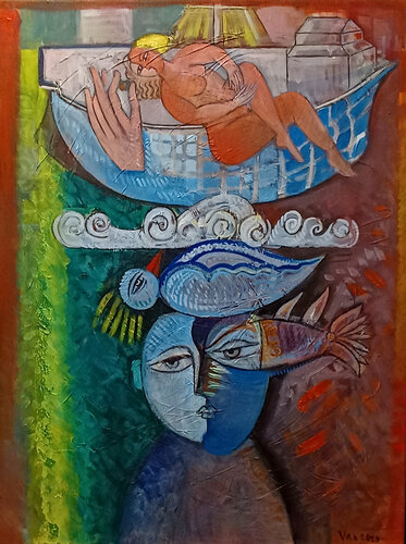 Traveler's dream von Van Hovak, Malerei kaufen auf Singulart