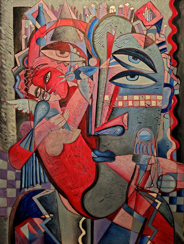 Loving Touch di Van Hovak, Pittura in vendita su Singulart