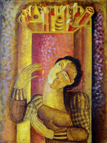 The Play of Princess van Van Hovak, Schilderij te koop op Singulart