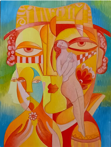 Fantastic Story van Van Hovak, Schilderij te koop op Singulart