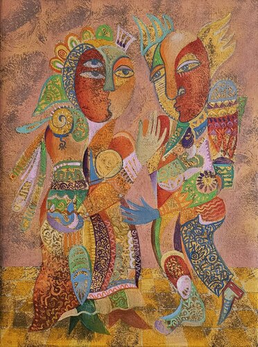 Conversation van Van Hovak, Schilderij te koop op Singulart