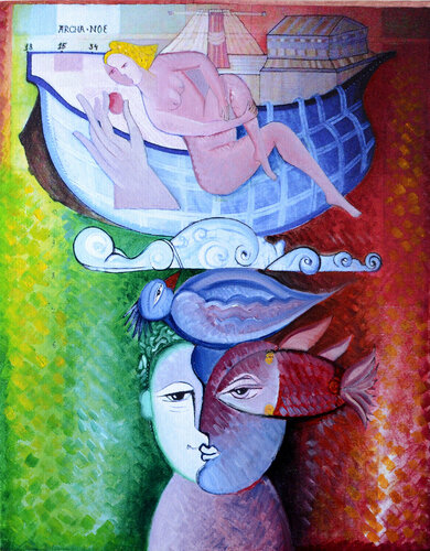 Traveler's dream van Van Hovak, Schilderij te koop op Singulart