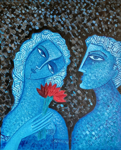 Lovers Night de Van Hovak, Impresión a la venta en Singulart