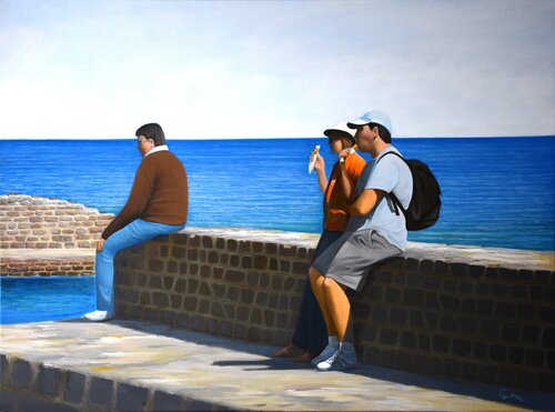 Loin de la Foule de Charles Unger, Pintura a la venta en Singulart