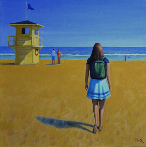 Regarder l'Horizon... by Charles Unger, Painting for Sale on Singulart