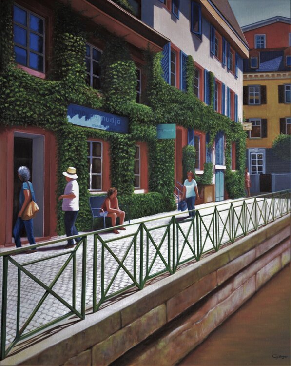 FRIBOURG en Brisgau - Quartier des Tanneurs. Charles Unger