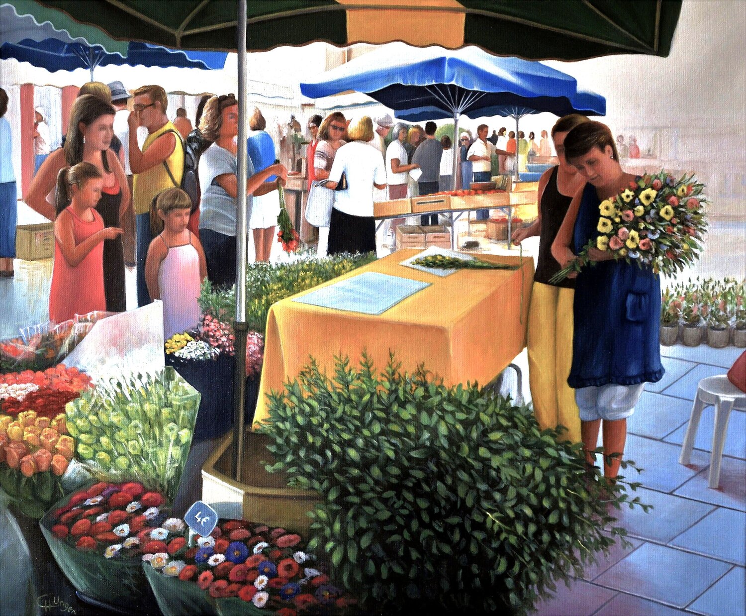 La Fleuriste. Charles Unger