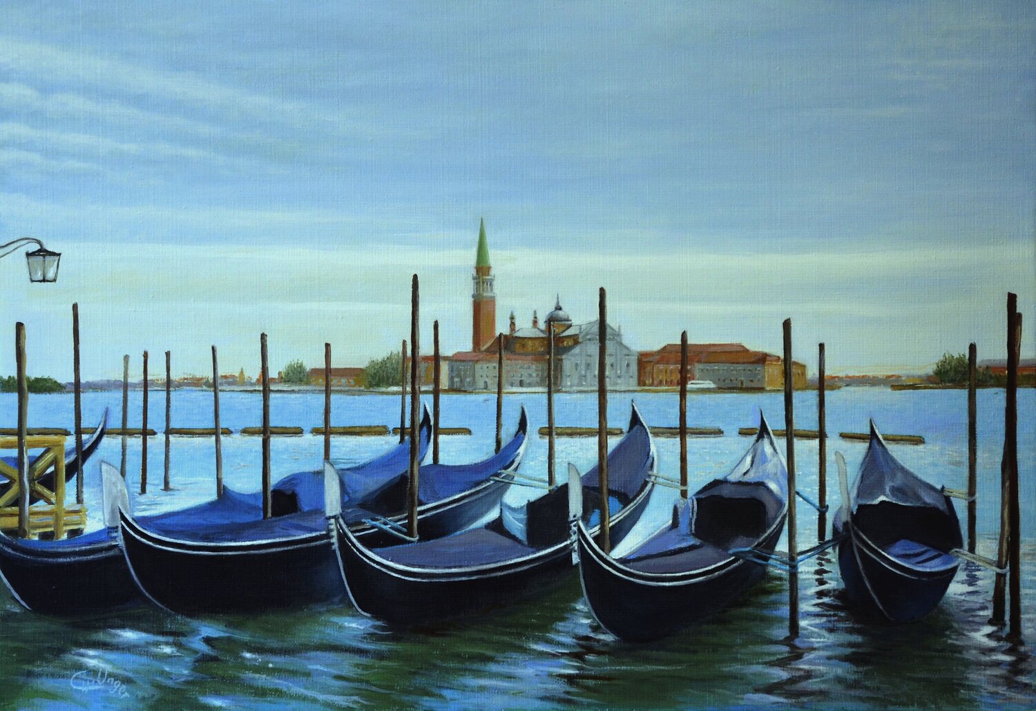 Gondoles à VENISE Charles Unger