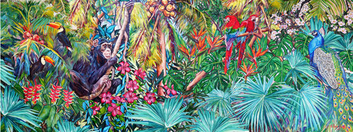 La profusion des sens by Tylaya, Painting for Sale on Singulart