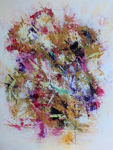 Floral acidulé II von Nicole Caron, Malerei kaufen auf Singulart