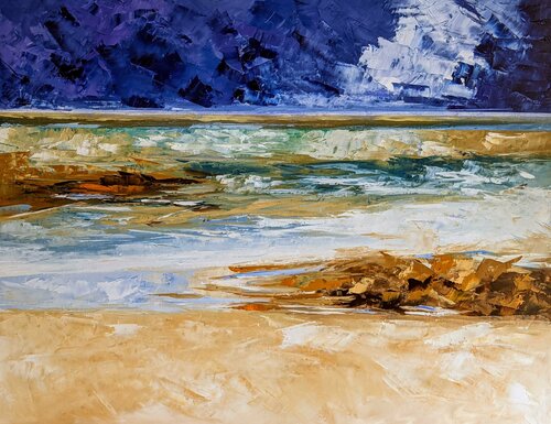 Le vieux fleuve von Nicole Caron, Malerei kaufen auf Singulart