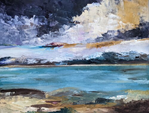 Champ de glace von Nicole Caron, Malerei kaufen auf Singulart