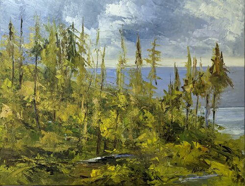 Lac Supérieur van Nicole Caron, Schilderij te koop op Singulart