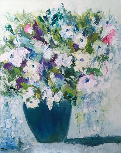 Le temps qui passe von Nicole Caron, Malerei kaufen auf Singulart