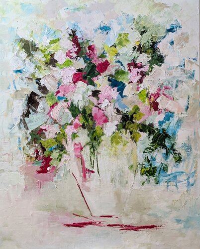 Les fleurs von Nicole Caron, Malerei kaufen auf Singulart