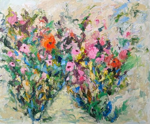 Pendant ce temps, les fleurs Nicole Caron