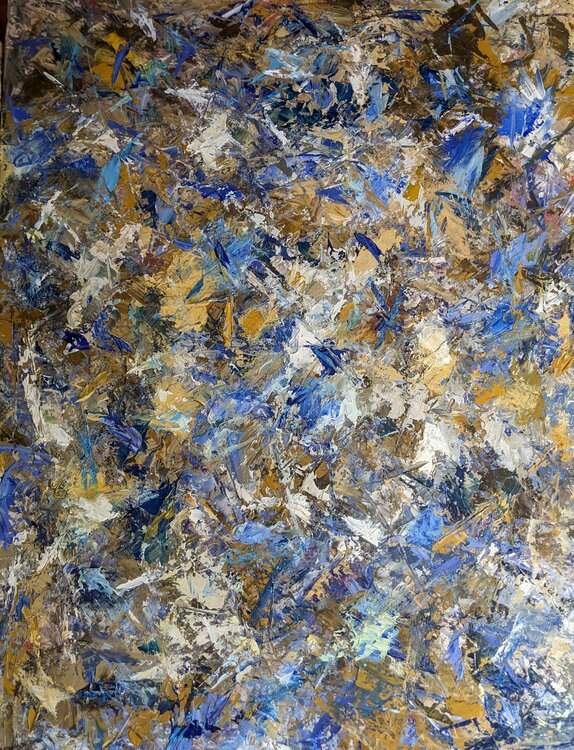 Blue fragments Nicole Caron
