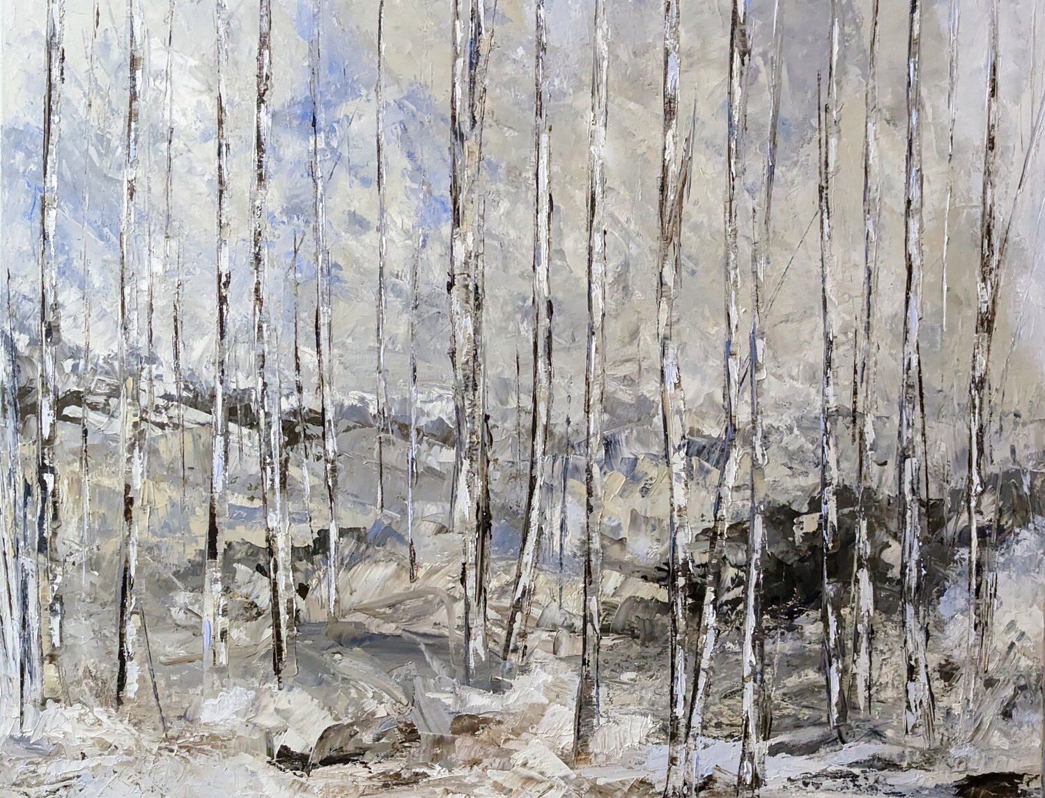 Icy birch Nicole Caron
