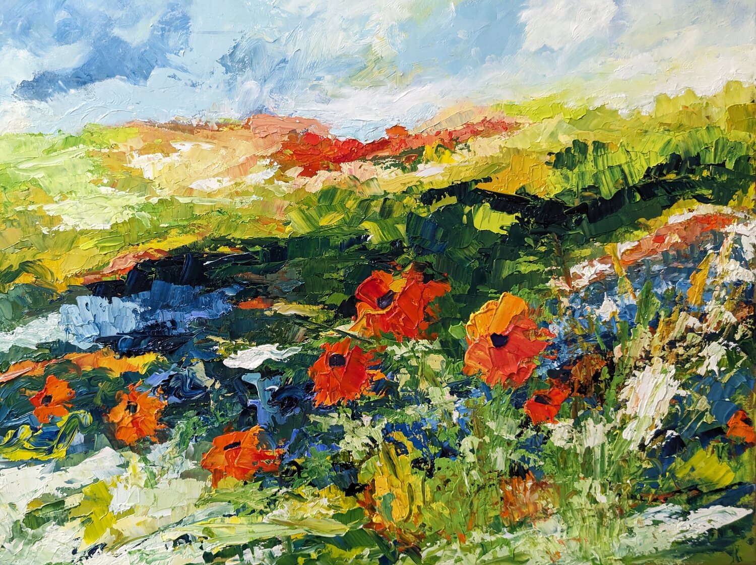 Les coquelicots Nicole Caron