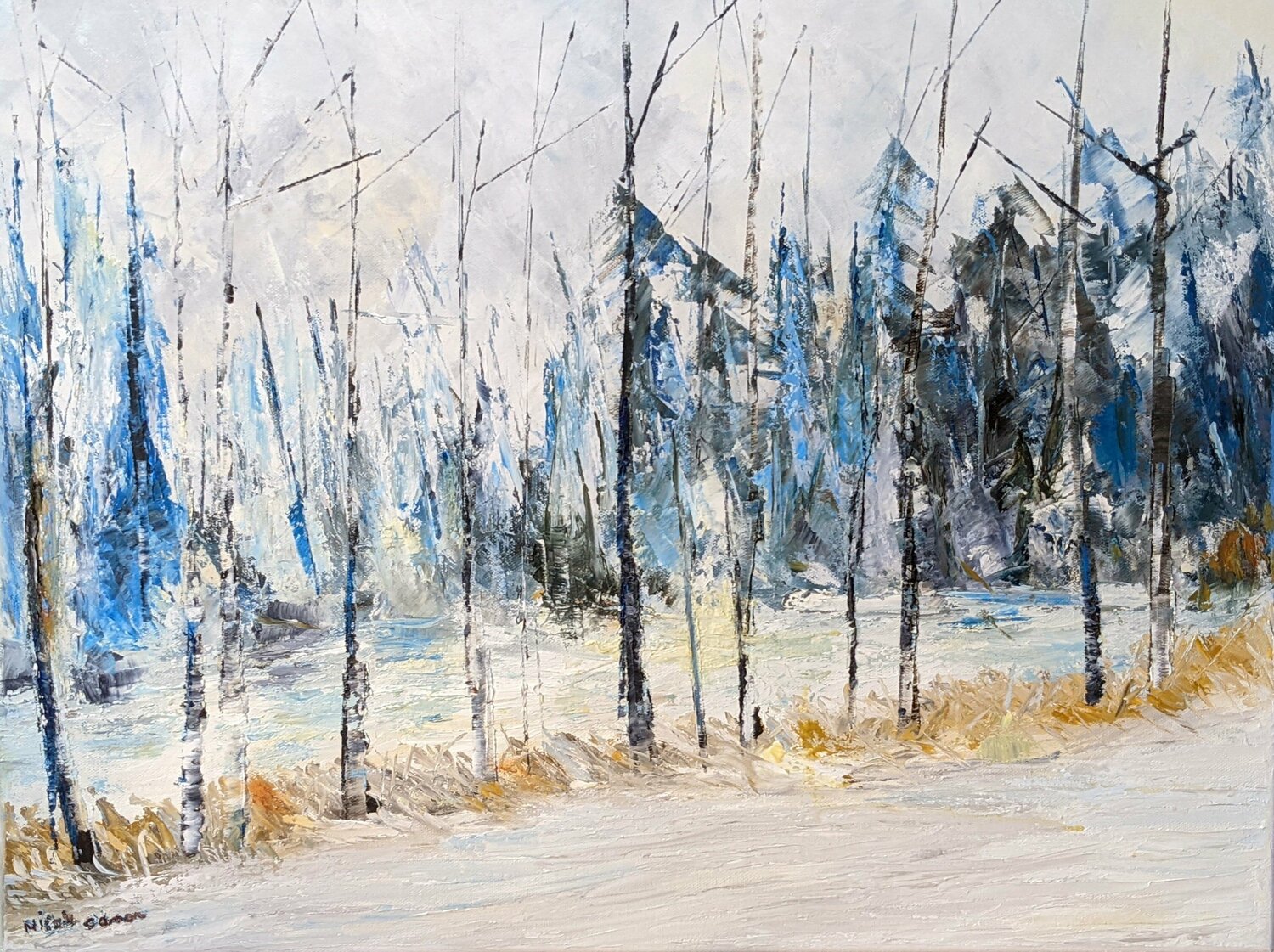 Bouleaux magiques Nicole Caron