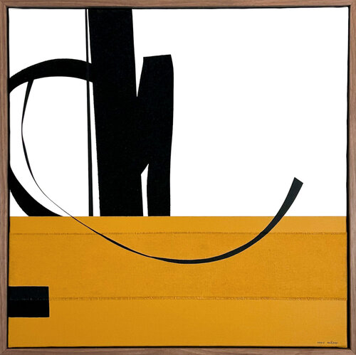 Mouvement noir n°6 by Marie Amédro, 회화 for Sale on Singulart