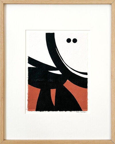 Mouvement noir sur papier n°4 by Marie Amédro, Work on Paper for Sale on Singulart