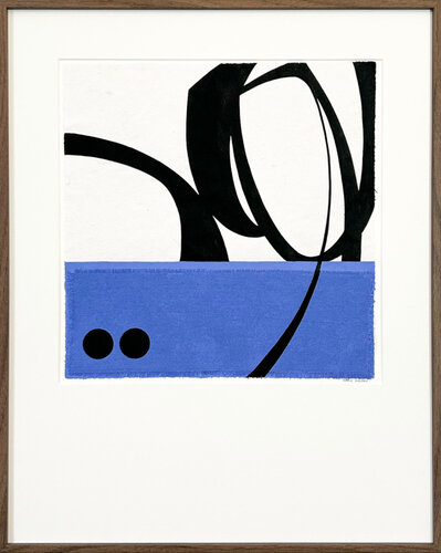 Mouvement noir sur papier n°5 by Marie Amédro, Work on Paper for Sale on Singulart