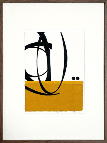 Mouvement noir sur papier n°6 by Marie Amédro, Work on Paper for Sale on Singulart
