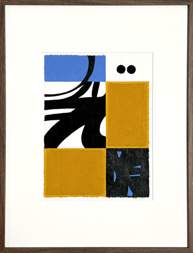 Mouvement noir sur papier n°7 by Marie Amédro, Work on Paper for Sale on Singulart