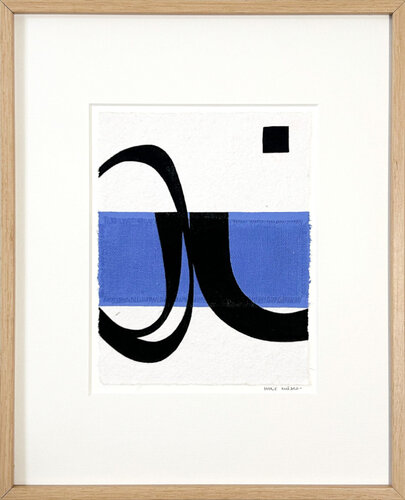 Mouvement noir sur papier n°11 par Marie Amédro, Œuvre sur papier en vente sur Singulart