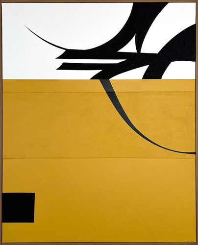 Mouvement noir n°5 by Marie Amédro, Painting for Sale on Singulart