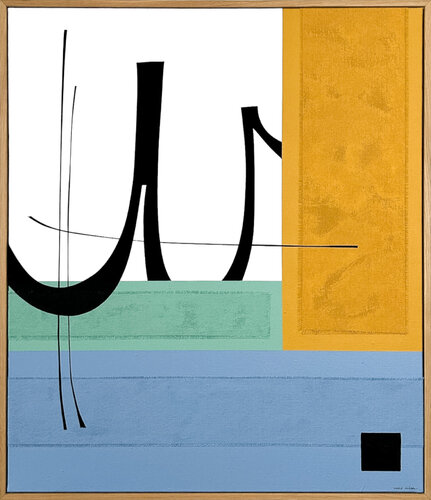 Mouvement noir n°22 by Marie Amédro, 회화 for Sale on Singulart