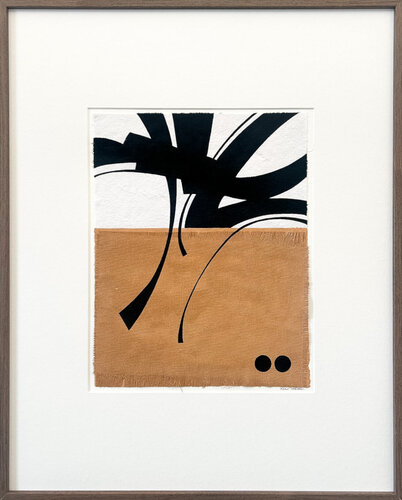 Mouvement noir sur papier n°14 by Marie Amédro, 종이 for Sale on Singulart