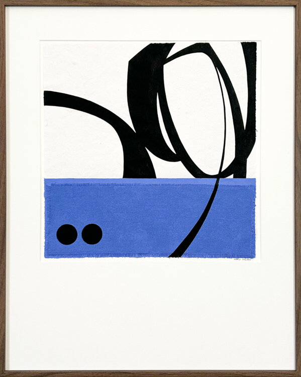 Mouvement noir sur papier n°5 Marie Amédro