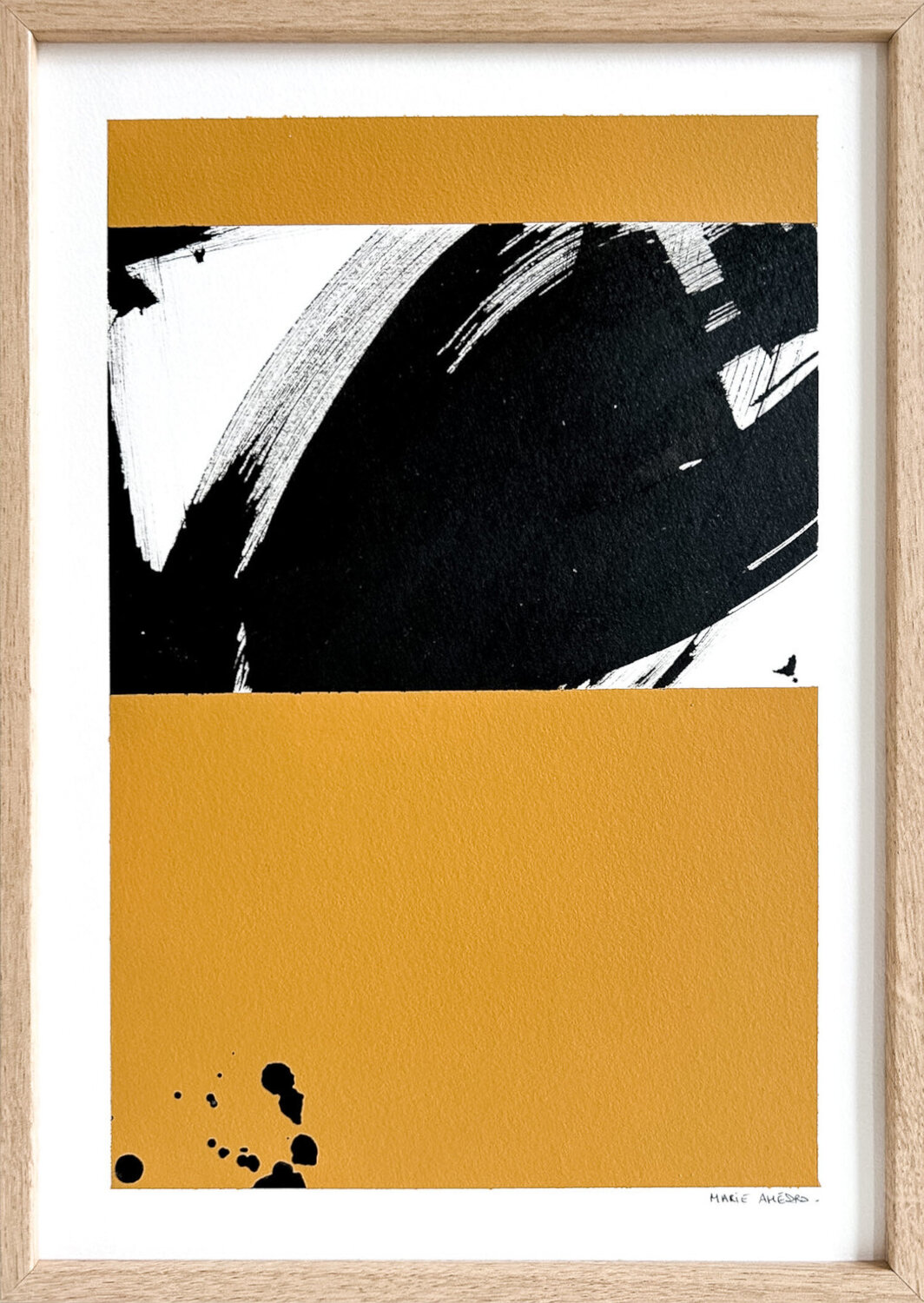Mouvement libre sur papier n°1 Marie Amédro Werk auf Papier zu verkaufen