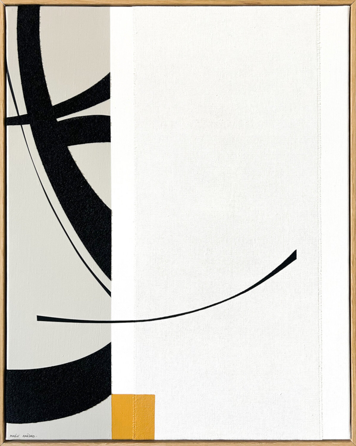 Mouvement noir n°24 Marie Amédro Origineel schilderij te koop