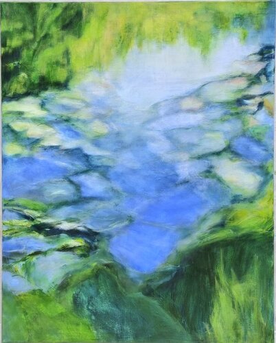 Water Lilies by Bea Evers, Painting for Sale on Singulart