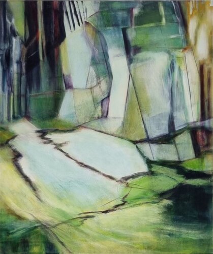 On the road by Bea Evers, Painting for Sale on Singulart