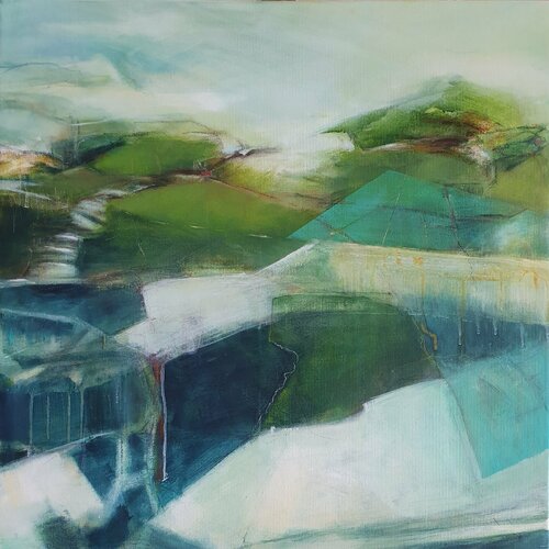Embrace the ample world par Bea Evers, Peinture en vente sur Singulart