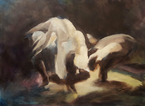 On stage par Bea Evers, Peinture en vente sur Singulart